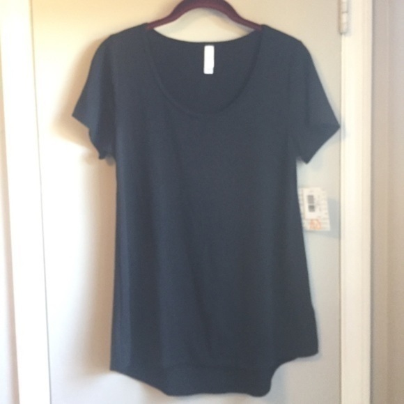 NEW LuLaRoe Noir Black LuLaRoe Classic A-line Polyester Women’s Tee Sz XS - Picture 8 of 16